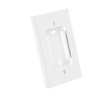 Soporte y tapa universal color blanco de PVC auto extinguible, para canaleta TEK100 (5595-10001)