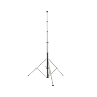 Mástil Telescópico Retraible Manual de 9 metros con Accesorios. Incluye Tripie.