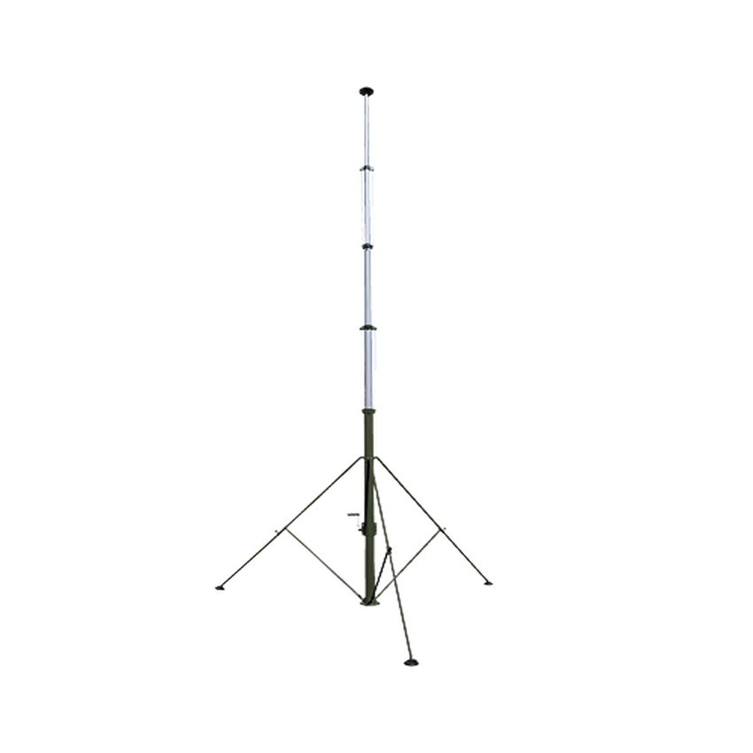 Mástil Telescópico Retraible Manual de 9 metros con Accesorios. Incluye Tripie.