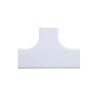 Accesorio en "T", para uso con canaleta LDPH10, material ABS, Color Blanco