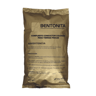 Bentonita, Compuesto Conductor Coloidal para Tierras Físicas, Saco con 20 Kgr.