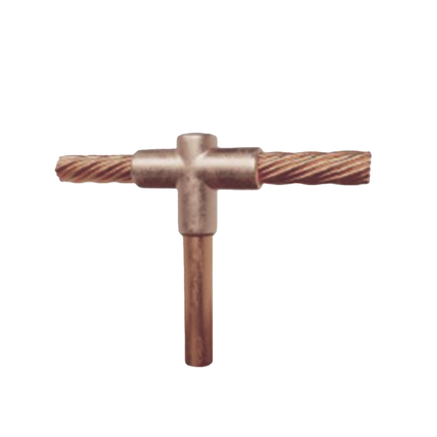 Molde para soldadura exotermica Tipo T, Tope de varilla 5/8 in. a Cable de Paso 3/0 AWG