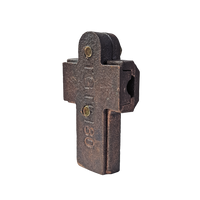 Conector tipo “T” Mecánico elaborado en bronce, para cables calibre de 1/0 a 4/0 AWG