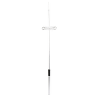 Punta Pararrayo Tipo Dipolo Corona con Ángulo de Protección de 72°.