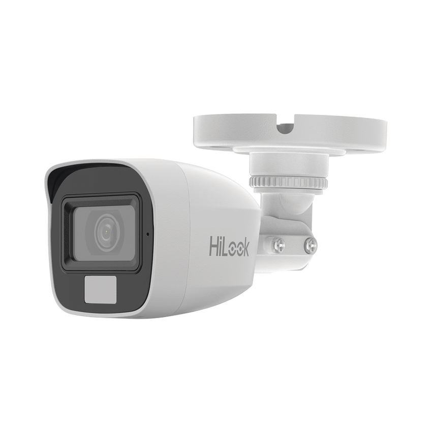 [Dual Light + ColorVu] Bala TURBOHD 2 megapixel / 20 mts IR + 20 mts luz blanca / Lente 2.8 (100° de Visión)  /  Exterior IP66 / Audio por Coaxitron / TVI-AHD-CVI-CVBS / Metal / Smart-Hybrid light