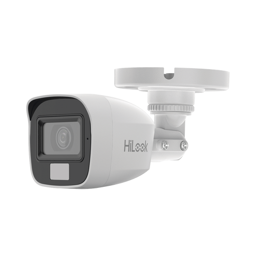 [Dual Light + ColorVu] Bala TURBOHD 2 megapixel / 20 mts IR + 20 mts luz blanca / Lente 2.8 (100° de Visión)  /  Exterior IP66 / Audio por Coaxitron / TVI-AHD-CVI-CVBS / Metal / Smart-Hybrid light