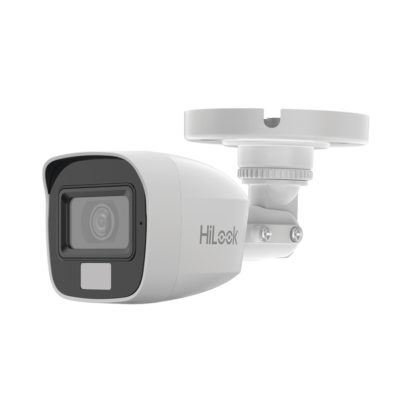 [Dual Light + ColorVu] Bala TURBOHD 2 megapixel / 20 mts IR + 20 mts luz blanca / Lente 2.8 (100° de Visión)  /  Exterior IP66 / Audio por Coaxitron / TVI-AHD-CVI-CVBS / Metal / Smart-Hybrid light