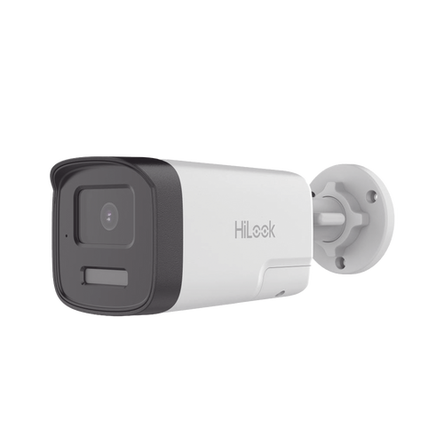 [Audio Bidireccional + Dual Light + ColorVu] Bala TURBOHD 2 Megapixel (1080p) / Lente 2.8 mm / 30 mts IR EXIR + 20 mts Luz Blanca / Micrófono y Bocina Integrado / Exterior IP67 / Metal / dWDR