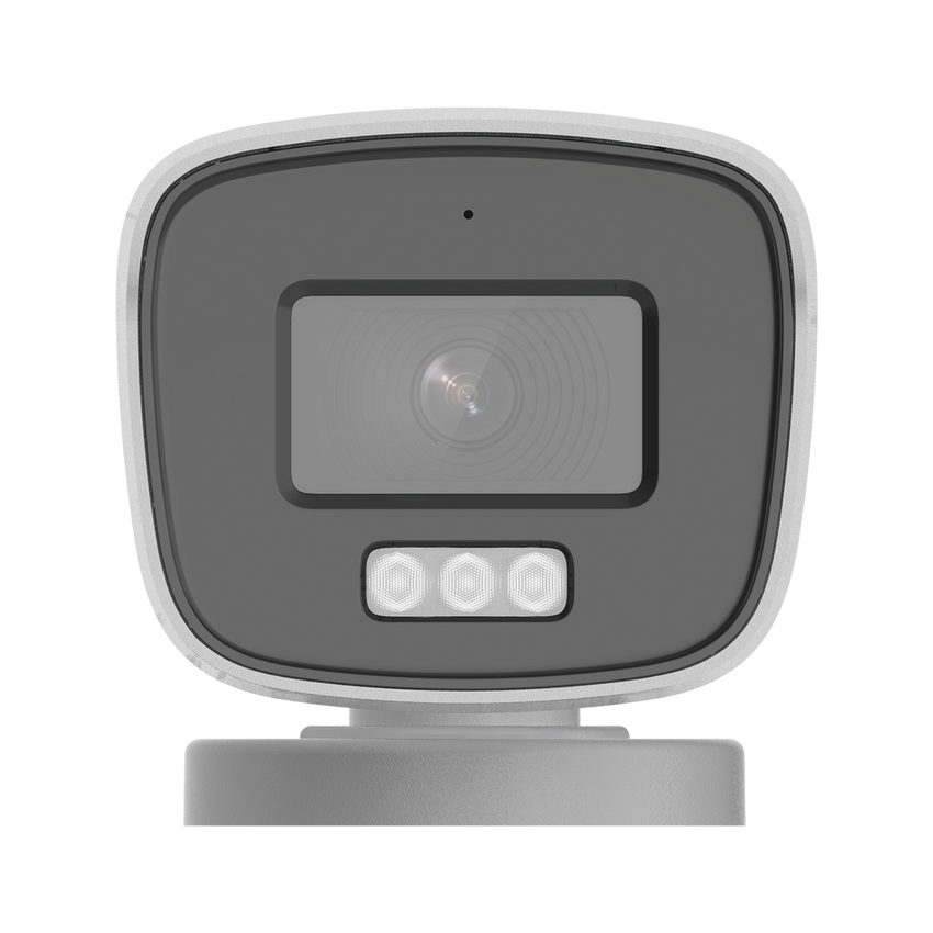 [Dual Light + ColorVu] Bala TURBOHD 3K megapixel / 40 mts IR + 40 mts luz blanca / Lente 2.8 (104° de Visión) / Exterior IP66 / Audio por Coaxitron / TVI-AHD-CVI-CVBS / Metal  / Smart-Hybrid light