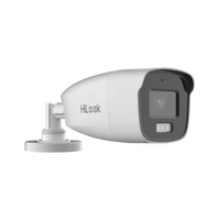 [Dual Light + ColorVu] Bala TURBOHD 3K megapixel / 40 mts IR + 40 mts luz blanca / Lente 2.8 (104° de Visión) / Exterior IP66 / Audio por Coaxitron / TVI-AHD-CVI-CVBS / Metal  / Smart-Hybrid light