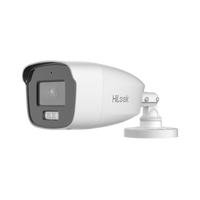 [Dual Light + ColorVu] Bala TURBOHD 3K megapixel / 40 mts IR + 40 mts luz blanca / Lente 2.8 (104° de Visión) / Exterior IP66 / Audio por Coaxitron / TVI-AHD-CVI-CVBS / Metal  / Smart-Hybrid light