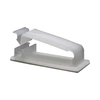 Clip Organizador de Cables Auto-Adherible Diseñado Para Sujetar y Organizar Cables Sin Necesidad de Perforar Muros, Paquete con 5 Piezas, (3501-01001)