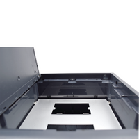 Caja de Piso para Dos Módulos Universales (Socket M2), para Alimentación Eléctrica y Redes de Datos (11000-33401) No Incluye Faceplates