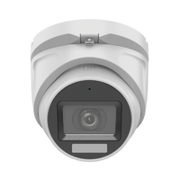 [Dual Light + ColorVu] Turret TURBOHD 2 megapixel / 30 mts IR + 20 mts luz blanca/ Lente 2.8 (100° de Visión) / Exterior IP66 / Audio por Coaxitron / TVI-AHD-CVI-CVBS / Metal / Smart-Hybrid Light