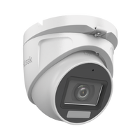 [Dual Light + ColorVu] Turret TURBOHD 2 megapixel / 30 mts IR + 20 mts luz blanca/ Lente 2.8 (100° de Visión) / Exterior IP66 / Audio por Coaxitron / TVI-AHD-CVI-CVBS / Metal / Smart-Hybrid Light