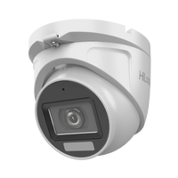 [Dual Light + ColorVu] Turret TURBOHD 2 megapixel / 30 mts IR + 20 mts luz blanca/ Lente 2.8 (100° de Visión) / Exterior IP66 / Audio por Coaxitron / TVI-AHD-CVI-CVBS / Metal / Smart-Hybrid Light