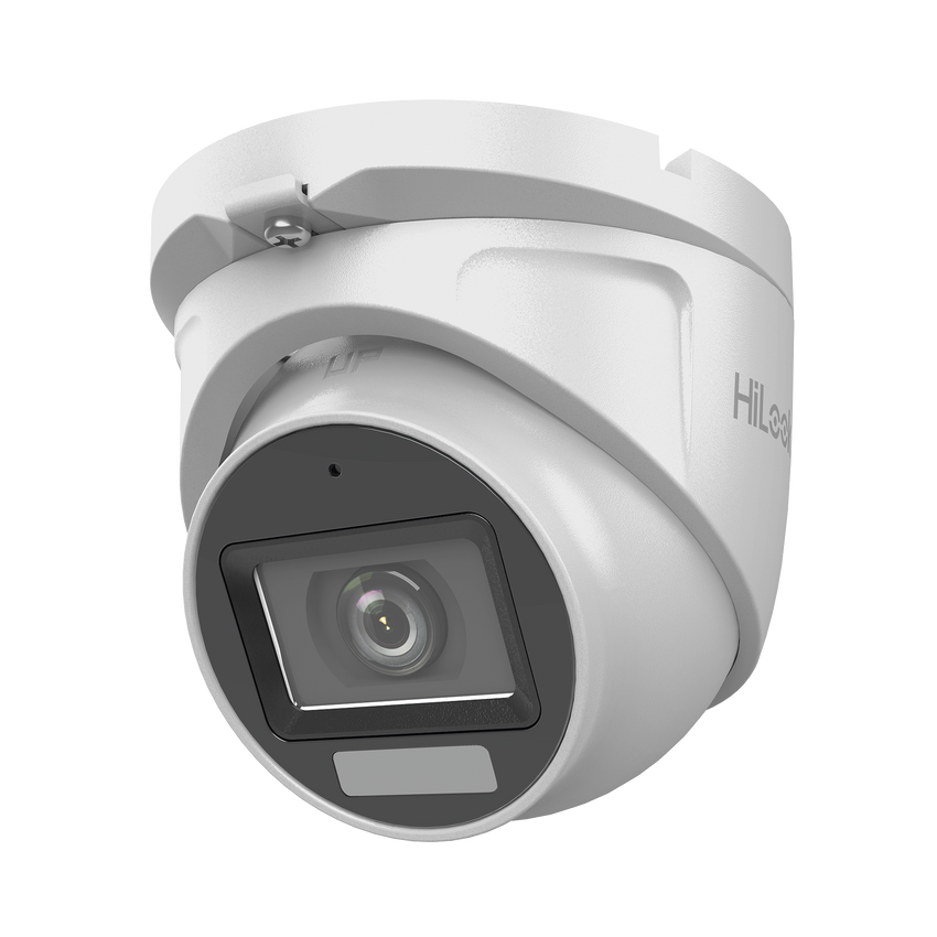 [Dual Light + ColorVu] Turret TURBOHD 2 megapixel / 30 mts IR + 20 mts luz blanca/ Lente 2.8 (100° de Visión) / Exterior IP66 / Audio por Coaxitron / TVI-AHD-CVI-CVBS / Metal / Smart-Hybrid Light