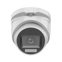 [Dual Light + ColorVu] Turret TURBOHD 3K megapixel / 30 mts IR + 20 mts luz blanca/ Lente 2.8 (105° de Visión) / Exterior IP66 / Audio por Coaxitron / TVI-AHD-CVI-CVBS / Metal  / Smart-Hybrid light