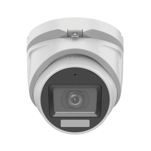 [Dual Light + ColorVu] Turret TURBOHD 3K megapixel / 30 mts IR + 20 mts luz blanca/ Lente 2.8 (105° de Visión) / Exterior IP66 / Audio por Coaxitron / TVI-AHD-CVI-CVBS / Metal  / Smart-Hybrid light