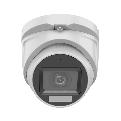 [Dual Light + ColorVu] Turret TURBOHD 3K megapixel / 30 mts IR + 20 mts luz blanca/ Lente 2.8 (105° de Visión) / Exterior IP66 / Audio por Coaxitron / TVI-AHD-CVI-CVBS / Metal  / Smart-Hybrid light