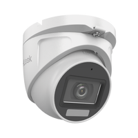 [Dual Light + ColorVu] Turret TURBOHD 3K megapixel / 30 mts IR + 20 mts luz blanca/ Lente 2.8 (105° de Visión) / Exterior IP66 / Audio por Coaxitron / TVI-AHD-CVI-CVBS / Metal  / Smart-Hybrid light