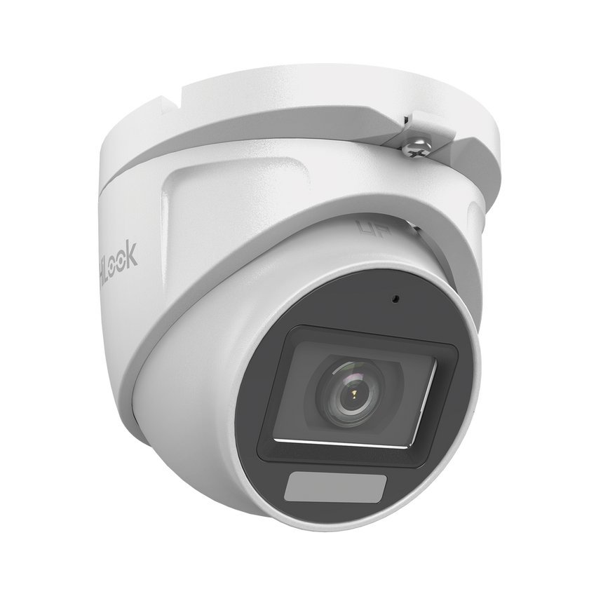 [Dual Light + ColorVu] Turret TURBOHD 3K megapixel / 30 mts IR + 20 mts luz blanca/ Lente 2.8 (105° de Visión) / Exterior IP66 / Audio por Coaxitron / TVI-AHD-CVI-CVBS / Metal  / Smart-Hybrid light