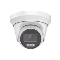 [Audio Bidireccional + Dual Light + ColorVu] Turret TURBOHD 3K / 5 Megapixel / Lente 2.8 mm / 40 mts IR EXIR + 40 mts Luz Blanca / Micrófono y Bocina Integrado / Exterior IP67 / dWD
