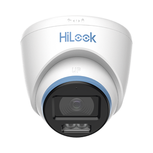 [Dual Light + ColorVu] Turret TurboHD 3K / 5 Megapixel / Lente 3.6 mm / 40 mts IR EXIR + 40 mts Luz Blanca / Micrófono Integrado / Exterior IP67 / dWDR
