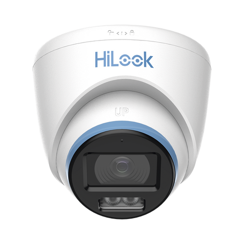 [Dual Light + ColorVu] Turret TurboHD 3K / 5 Megapixel / Lente 3.6 mm / 40 mts IR EXIR + 40 mts Luz Blanca / Micrófono Integrado / Exterior IP67 / dWDR