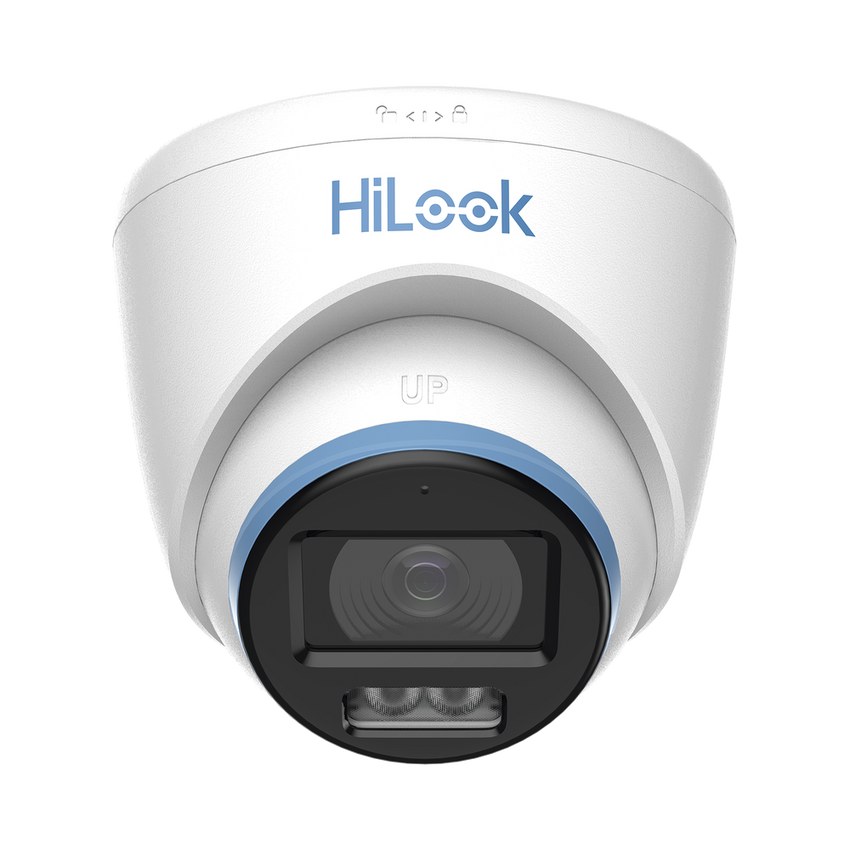 [Dual Light + ColorVu] Turret TurboHD 3K / 5 Megapixel / Lente 3.6 mm / 40 mts IR EXIR + 40 mts Luz Blanca / Micrófono Integrado / Exterior IP67 / dWDR