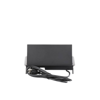 Caja Horizontal Tipo Hub para Escritorio Color Negro, con 1 Puerto HDMI Hembra-Hembra, 1 Puerto RJ45 Cat6, 2 Puertos USB (Solo Carga), y 2 Contactos Eléctricos Universales
