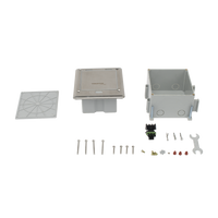 Caja de Piso con Contacto Eléctrico (Duplex), Resistente al Agua, IP66 (Con Tapa Cerrada) (11000-53201)