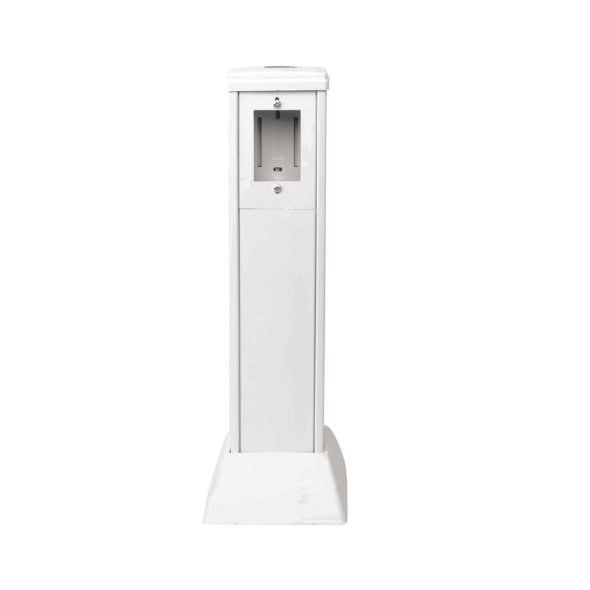 Mini Columna para Concentrar, Distribuir y Ordenar Cables de Energía Eléctrica o Puertos de Datos de Telecomunicaciones (10000-01000)