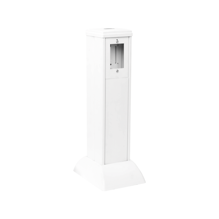 Mini Columna para Concentrar, Distribuir y Ordenar Cables de Energía Eléctrica o Puertos de Datos de Telecomunicaciones (10000-01000)