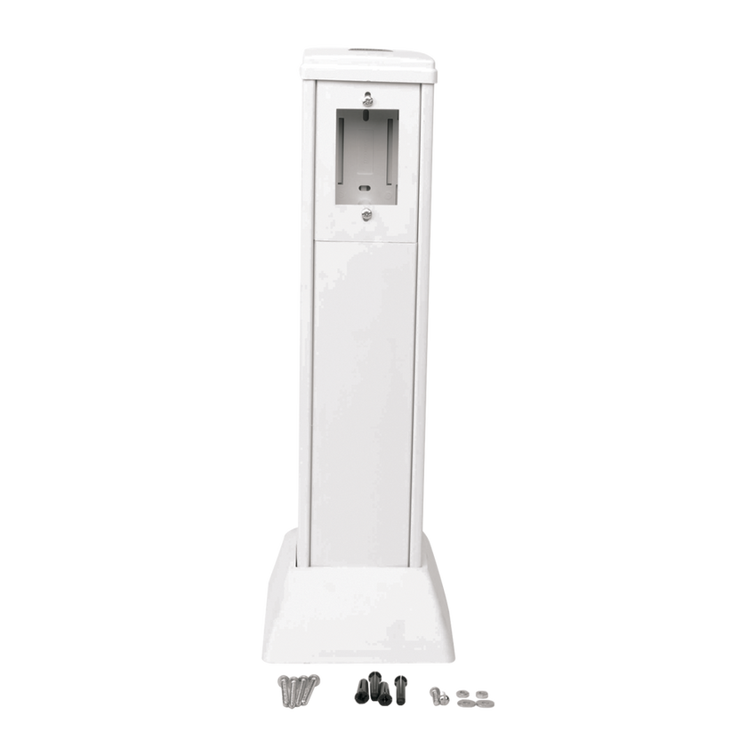 Mini Columna para Concentrar, Distribuir y Ordenar Cables de Energía Eléctrica o Puertos de Datos de Telecomunicaciones (10000-01000)