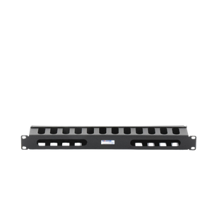 Organizador de cables horizontal de 19", 1UR