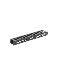 Organizador de cables horizontal de 19", 1UR
