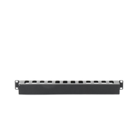 Organizador de cables horizontal de 19", 1UR