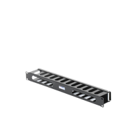 Organizador de cables horizontal de 19", 1UR