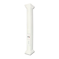 Pole Blanco de 3m para instalaciones eléctricas, voz y datos, No incluye accesorios, se venden por separado los  modelos TEK100DUPLEX( accesorios de fijacion y contacto duplex) y TEK100UNI ( soporte y tapa universal) (13000-01000)