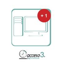 [BAJO PEDIDO] Expansión (Activacion adicional) para Software de Tiempo & Asistencia compatible con SISTEMAS DE NOMINA / Acceso3 - TITANIUM