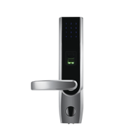 Cerradura autónoma izquierda bluetooth de huella digital, tarjeta de proximidad y contraseña / APP ZKSmarKey