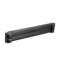 Tapa Ciega Estándar de 19in, Compatible con Racks con Rieles de Orificio Cuadrado, Instalación sin Herramienta, Plano, 2 UR, Color Negro