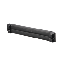 Tapa Ciega Estándar de 19in, Compatible con Racks con Rieles de Orificio Cuadrado, Instalación sin Herramienta, Plano, 2 UR, Color Negro