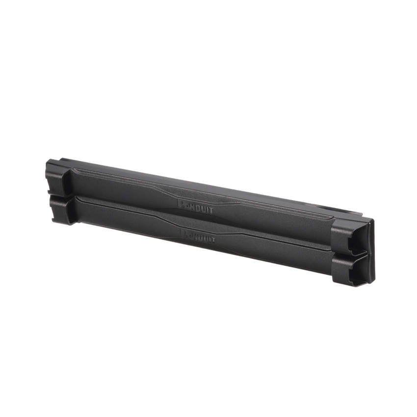 Tapa Ciega Estándar de 19in, Compatible con Racks con Rieles de Orificio Cuadrado, Instalación sin Herramienta, Plano, 2 UR, Color Negro
