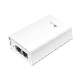 Inyector PoE Pasivo de 48V (24 Watts) / 2 puerto 10/100/1000 Mbps / Plug and Play / Montaje en Pared