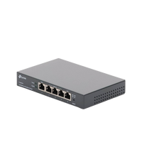 Router Balanceador de Carga Multi-Wan, 1 puerto LAN 10/100 Mbps, 1 puerto WAN 10/100 Mbps, 3 puertos Auto configurables LAN/WAN, Sesiones Concurrentes 10,000 para Pequeña Oficina