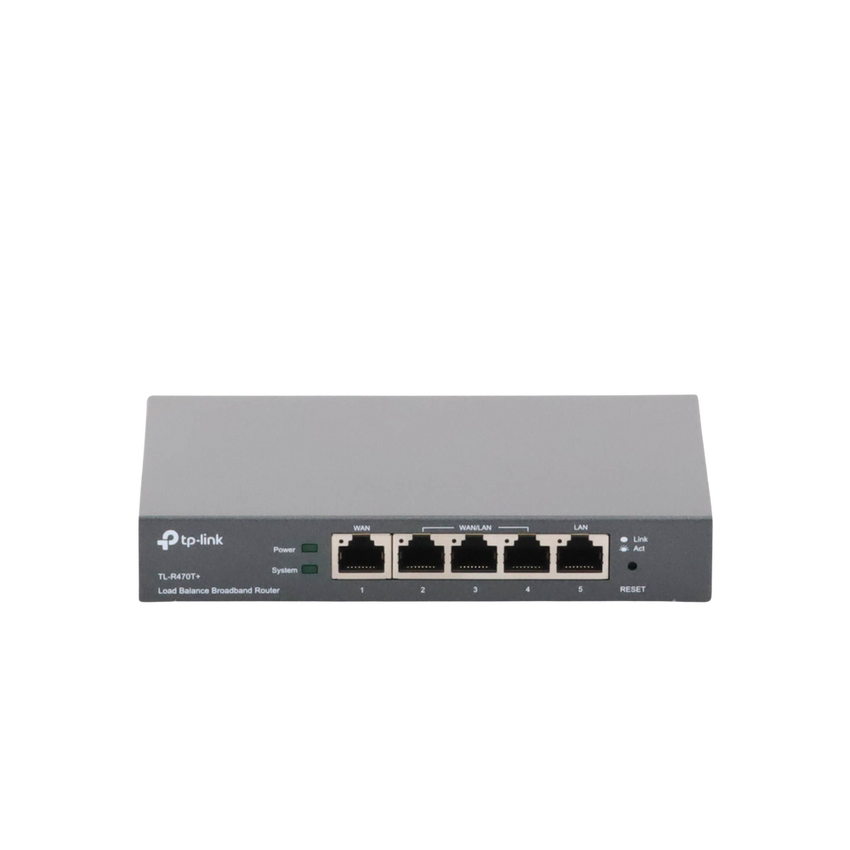 Router Balanceador de Carga Multi-Wan, 1 puerto LAN 10/100 Mbps, 1 puerto WAN 10/100 Mbps, 3 puertos Auto configurables LAN/WAN, Sesiones Concurrentes 10,000 para Pequeña Oficina