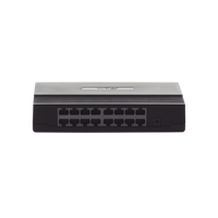 Switch no administrable de 16 puertos 10/100 Mbps para escritorio