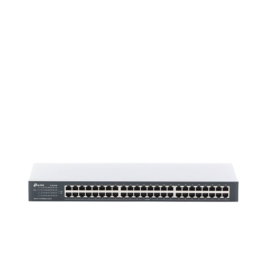 Switch no administrable de 48 puertos 10/100 Mbps para montaje en rack